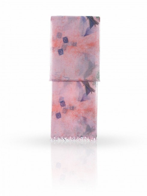 Палантин Женский W-VINTAGE.BIRD/LILAC